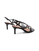 Sandalo elegante in vernice da donna