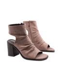 Tronchetto open toe con apertura donna
