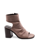 Tronchetto open toe con apertura donna