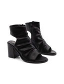 Tronchetto open toe con apertura donna