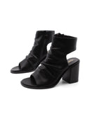 Tronchetto open toe con apertura donna