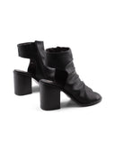 Tronchetto open toe con apertura donna