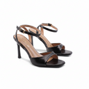 Sandalo ankle strap in vernice da donna