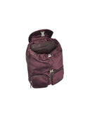 Zaino in satin e nylon donna