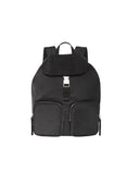 Zaino in satin e nylon donna