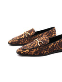 Mocassino da donna con morsetto oro