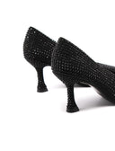 Décolleté con strass da donna