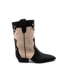 Stivale texano camperos donna con zip