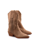 Stivaletto camperos donna con zip