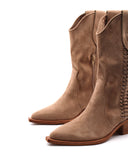 Stivaletto camperos donna con zip