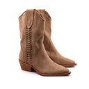Stivaletto camperos donna con zip
