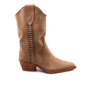 Stivaletto camperos donna con zip