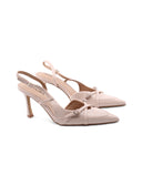 Décolleté slingback in vernice da donna
