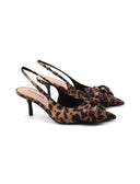 Décolleté slingback con fiocco da donna