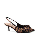 Décolleté slingback con fiocco da donna