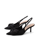 Décolleté slingback con fiocco da donna