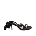 Sandalo lace up con tacco a spillo