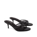 Mules con fiocchetto e tacco a spillo