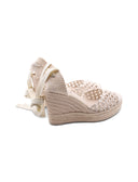 Espadrillas alla schiava con zeppa
