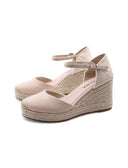 Espadrillas con zeppa in corda da donna