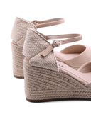 Espadrillas con zeppa in corda da donna