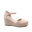 Espadrillas con zeppa in corda da donna