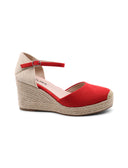 Espadrillas con zeppa in corda da donna