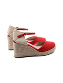 Espadrillas con zeppa in corda da donna