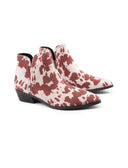 Stivaletto animalier da donna