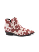 Stivaletto animalier da donna