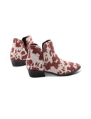 Stivaletto animalier da donna