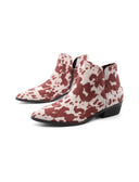 Stivaletto animalier da donna