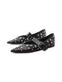 Ballerina mary jane con borchie donna