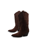 Stivale texano con ricami da donna