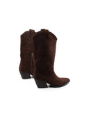 Stivale texano con ricami da donna