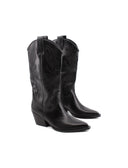 Stivale texano con ricami da donna