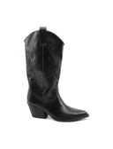 Stivale texano con ricami da donna