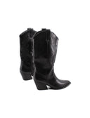 Stivale texano con ricami da donna