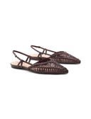 Ballerina slingback a punta da donna