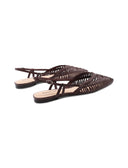 Ballerina slingback a punta da donna