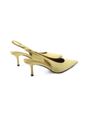 Décolleté slingback in raso da donna