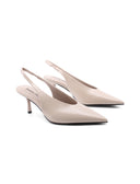 Décolleté slingback con tacco a spillo