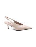 Décolleté slingback con tacco a spillo