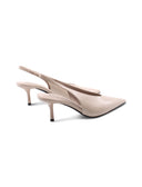 Décolleté slingback con tacco a spillo