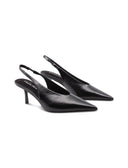 Décolleté slingback con tacco a spillo