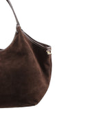 Borsa a spalla scamosciata da donna