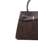 Borsa a mano scamosciata da donna