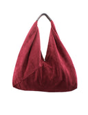 Borsa a spalla in tessuto da donna