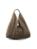 Borsa a spalla in tessuto da donna