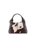 Borsa animalier in vera pelle da donna